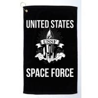USSF United States Space Force Rocket Blast Golf Towel