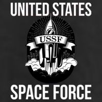 USSF United States Space Force Rocket Blast Golf Towel