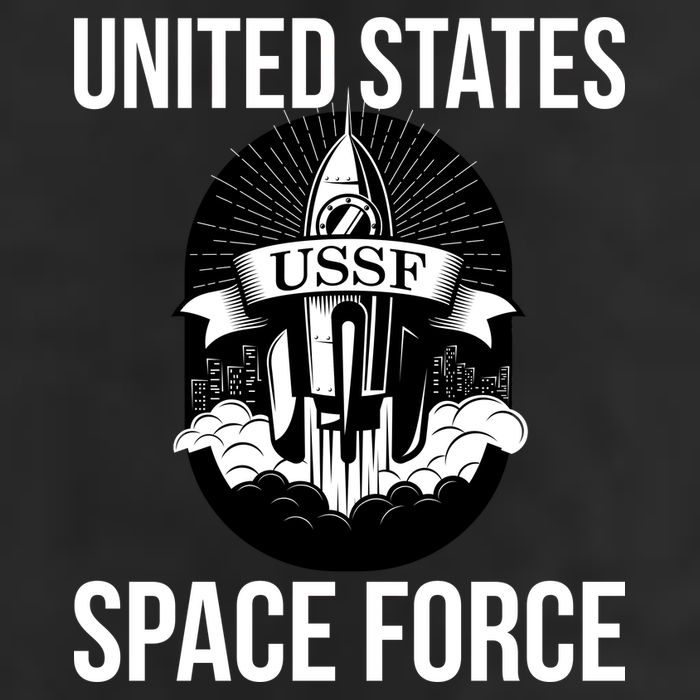 USSF United States Space Force Rocket Blast Golf Towel