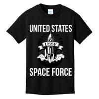 USSF United States Space Force Rocket Blast Kids T-Shirt