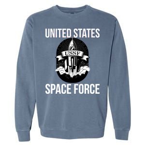 USSF United States Space Force Rocket Blast Garment-Dyed Sweatshirt