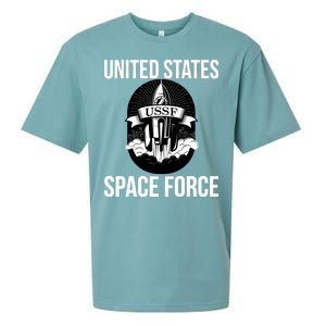 USSF United States Space Force Rocket Blast Sueded Cloud Jersey T-Shirt