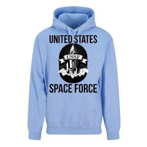 USSF United States Space Force Rocket Blast Unisex Surf Hoodie