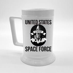 USSF United States Space Force Rocket Blast Beer Stein