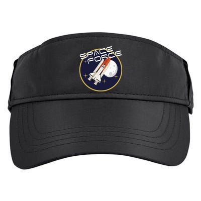 USSF United States Space Force Rocketship Emblem Adult Drive Performance Visor