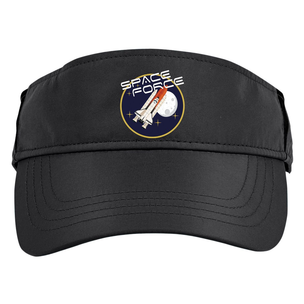 USSF United States Space Force Rocketship Emblem Adult Drive Performance Visor