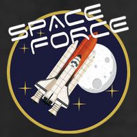 USSF United States Space Force Rocketship Emblem Adult Drive Performance Visor