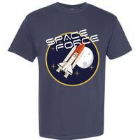 USSF United States Space Force Rocketship Emblem Garment-Dyed Heavyweight T-Shirt