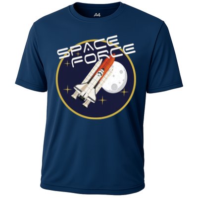 USSF United States Space Force Rocketship Emblem Performance Shirt
