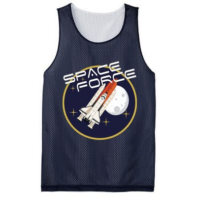 USSF United States Space Force Rocketship Emblem Mesh Reversible Basketball Jersey Tank