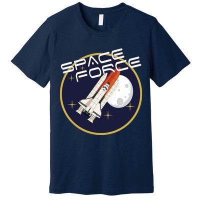 USSF United States Space Force Rocketship Emblem Premium T-Shirt