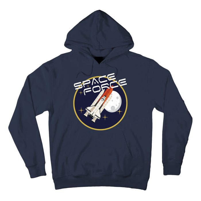 USSF United States Space Force Rocketship Emblem Tall Hoodie