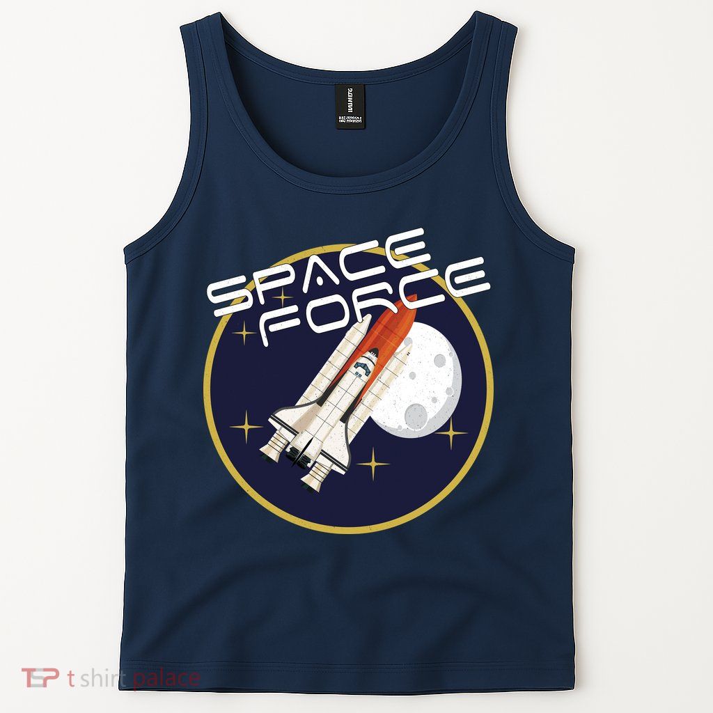 USSF United States Space Force Rocketship Emblem Tank Top