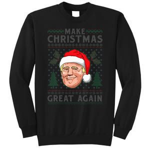 Ugly Sweater Trump Christmas Sweatshirt