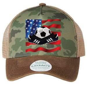 US Soccer Fan Team USA Ball Flag Legacy Tie Dye Trucker Hat