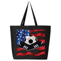 US Soccer Fan Team USA Ball Flag 25L Jumbo Tote