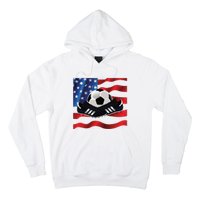 US Soccer Fan Team USA Ball Flag Hoodie