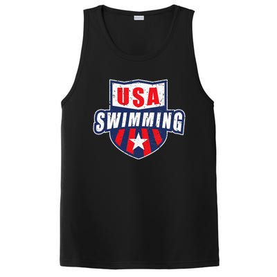 USA Swimming Team Sports Athlete US Swim Aquatic Design PosiCharge Competitor Tank