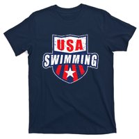 USA Swimming Team Sports Athlete US Swim Aquatic Design T-Shirt