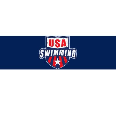 USA Swimming Team Sports Athlete US Swim Aquatic Design Bumper Sticker