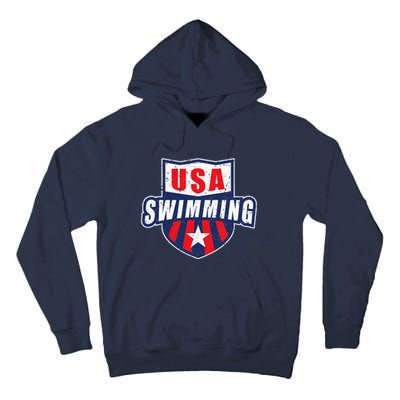 USA Swimming Team Sports Athlete US Swim Aquatic Design Tall Hoodie