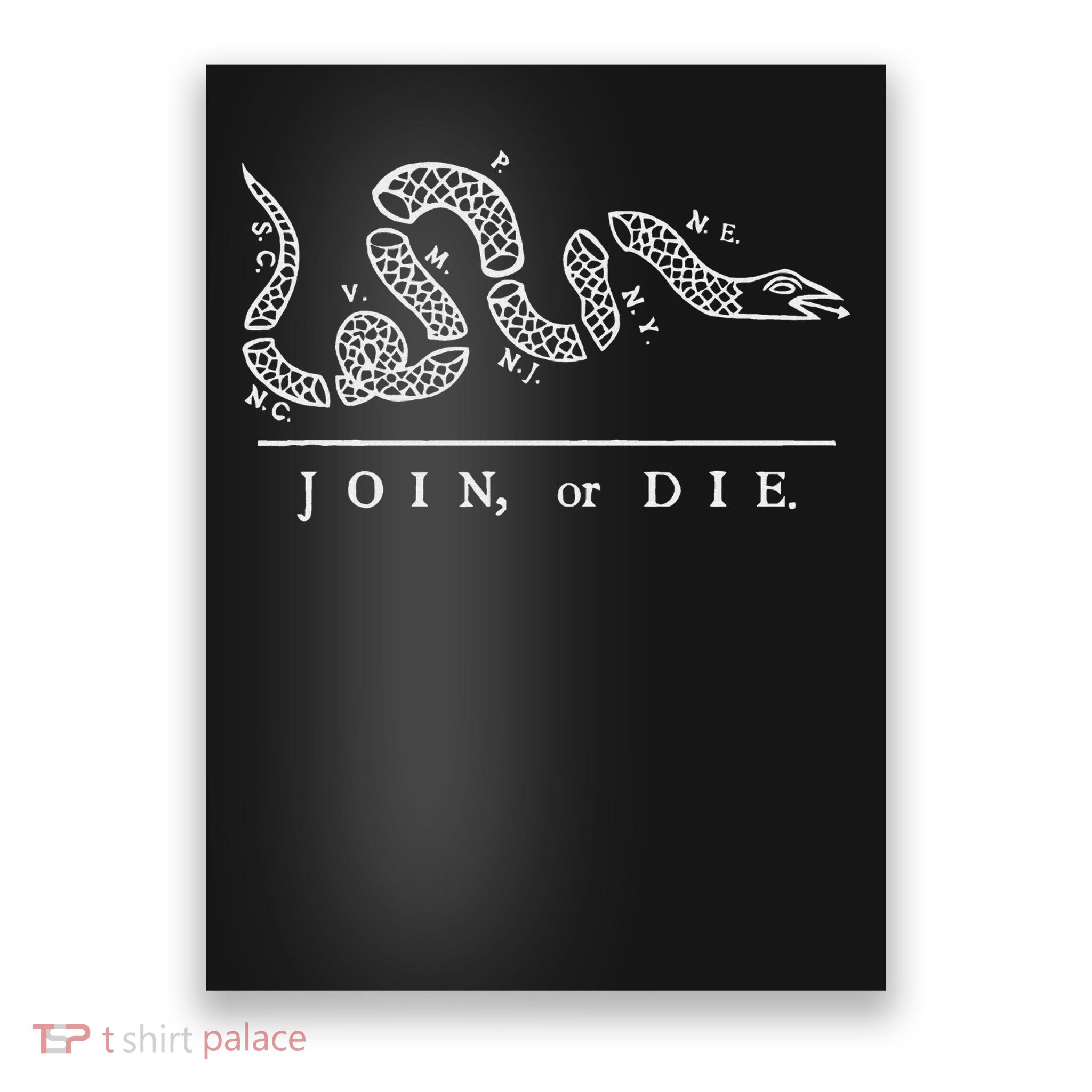 United States Thirn Colonies Join Or Die Snake Poster