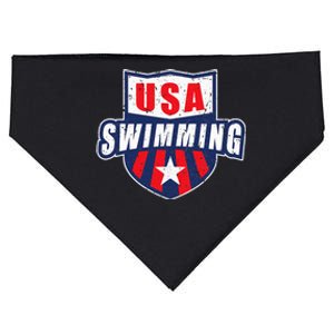 USA Swimming Team Sports Athlete US Swim Aquatic Design USA-Made Doggie Bandana