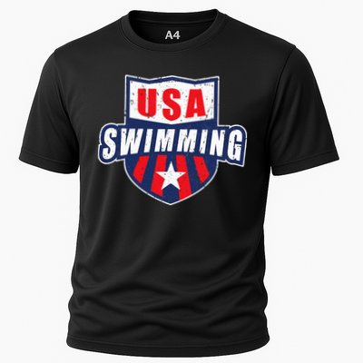 USA Swimming Team Sports Athlete US Swim Aquatic Design Performance Shirt