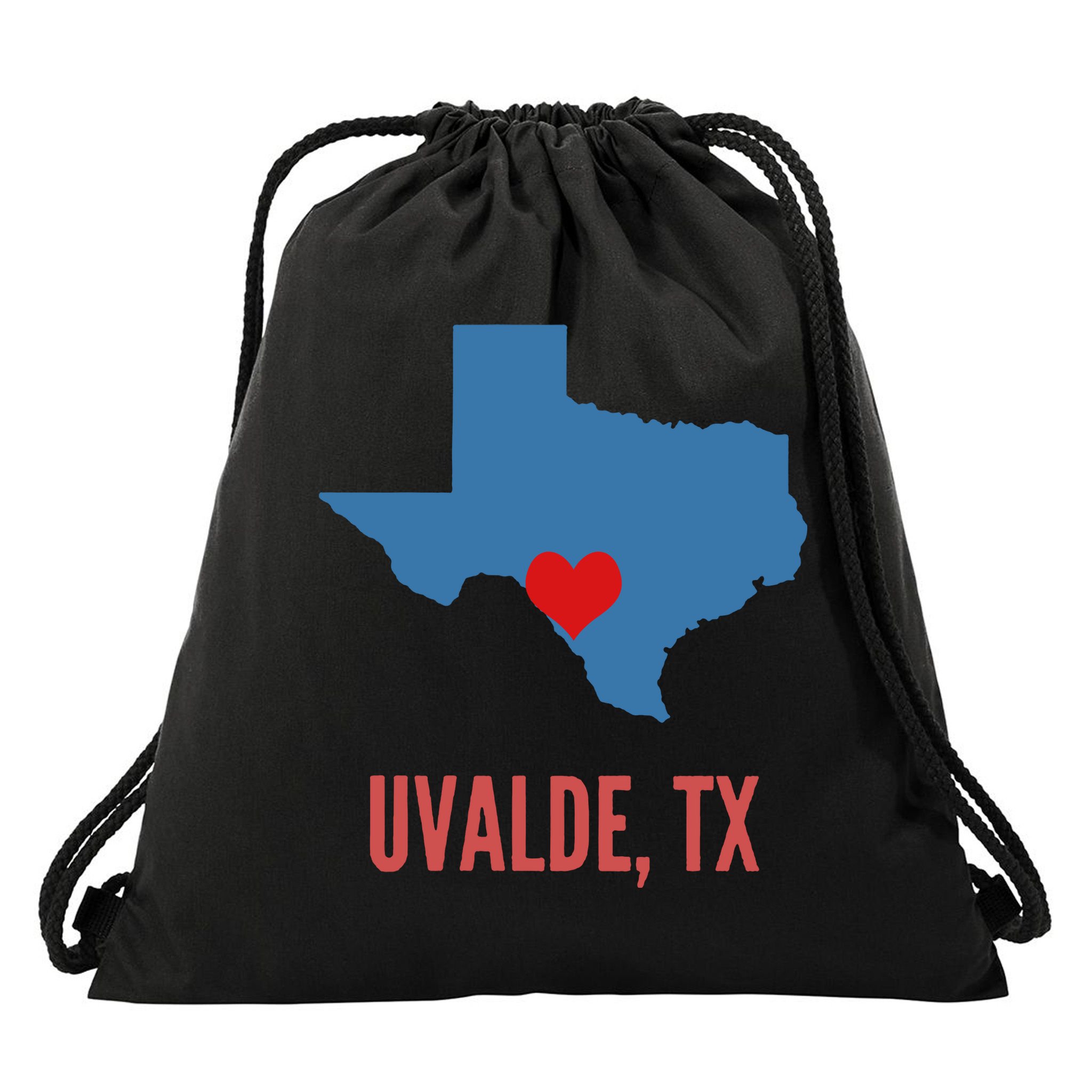 Uvalde Strong Texas Shooting School Drawstring Bag