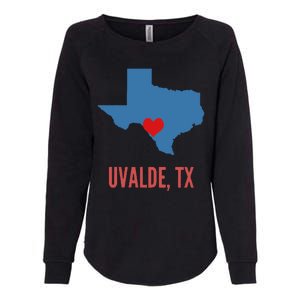 Uvalde Strong Texas Shooting School Womens California Wash Sweatshirt