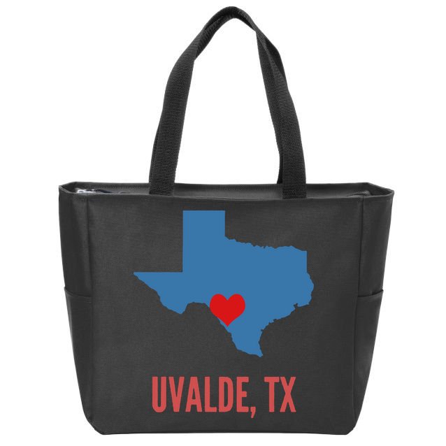 Uvalde Strong Texas Shooting School Zip Tote Bag