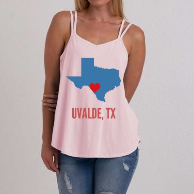 Uvalde Strong Texas Shooting School Women's Strappy Tank