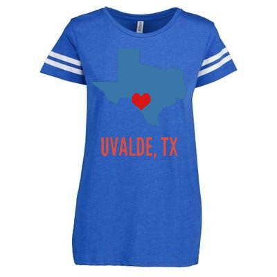 Uvalde Strong Texas Shooting School Enza Ladies Jersey Football T-Shirt