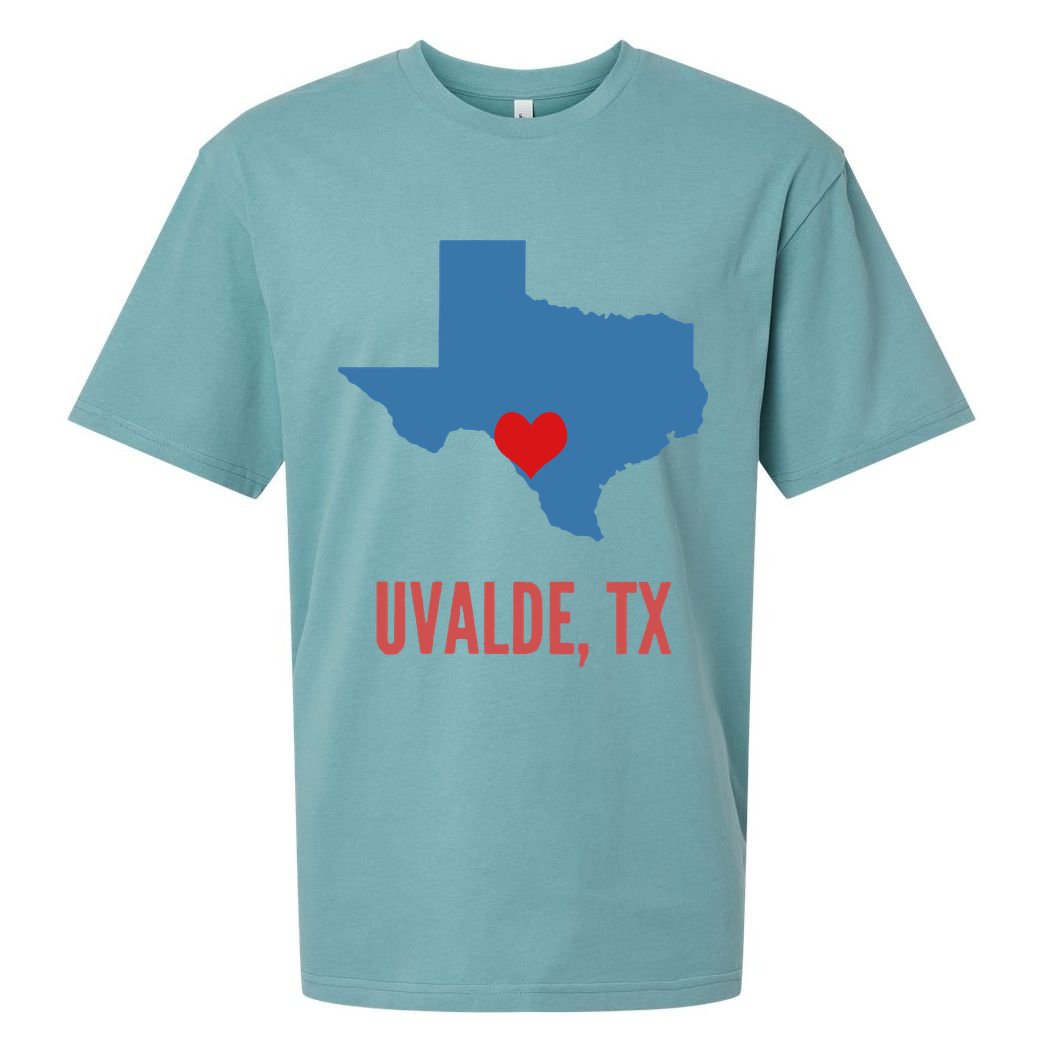 Uvalde Strong Texas Shooting School Sueded Cloud Jersey T-Shirt
