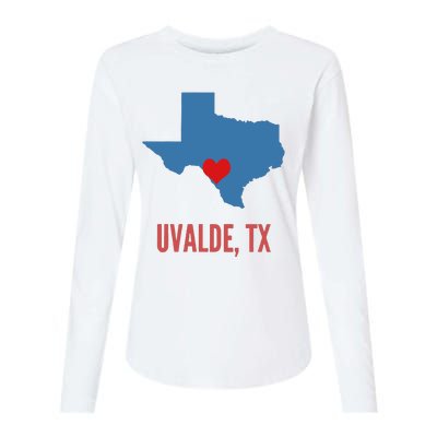 Uvalde Strong Texas Shooting School Womens Cotton Relaxed Long Sleeve T-Shirt