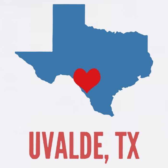 Uvalde Strong Texas Shooting School Cooling Performance Crew T-Shirt