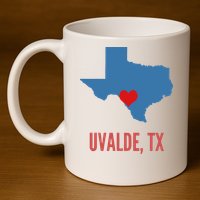Uvalde Strong Texas Shooting School 11oz C Handle Ceramic Mug