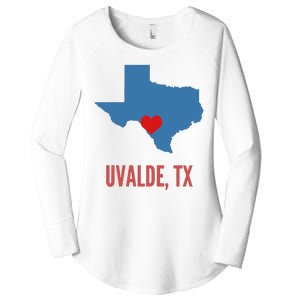 Uvalde Strong Texas Shooting School Women's Perfect Tri Tunic Long Sleeve Shirt