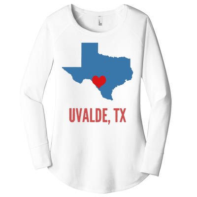 Uvalde Strong Texas Shooting School Women's Perfect Tri Tunic Long Sleeve Shirt