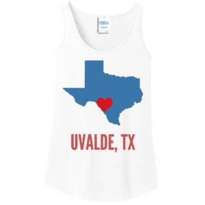 Uvalde Strong Texas Shooting School Ladies Essential Tank