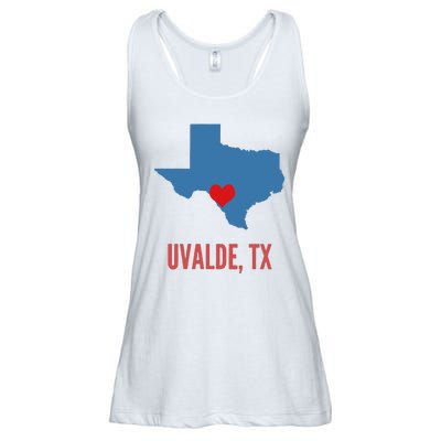 Uvalde Strong Texas Shooting School Ladies Essential Flowy Tank