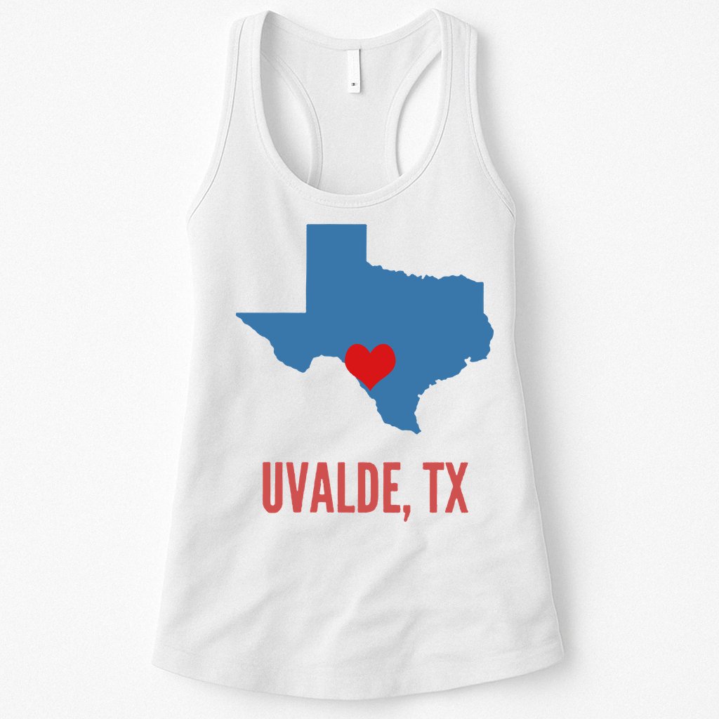 Uvalde Strong Texas Shooting School Womens Tank Top