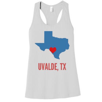 Uvalde Strong Texas Shooting School Women's Racerback Tank