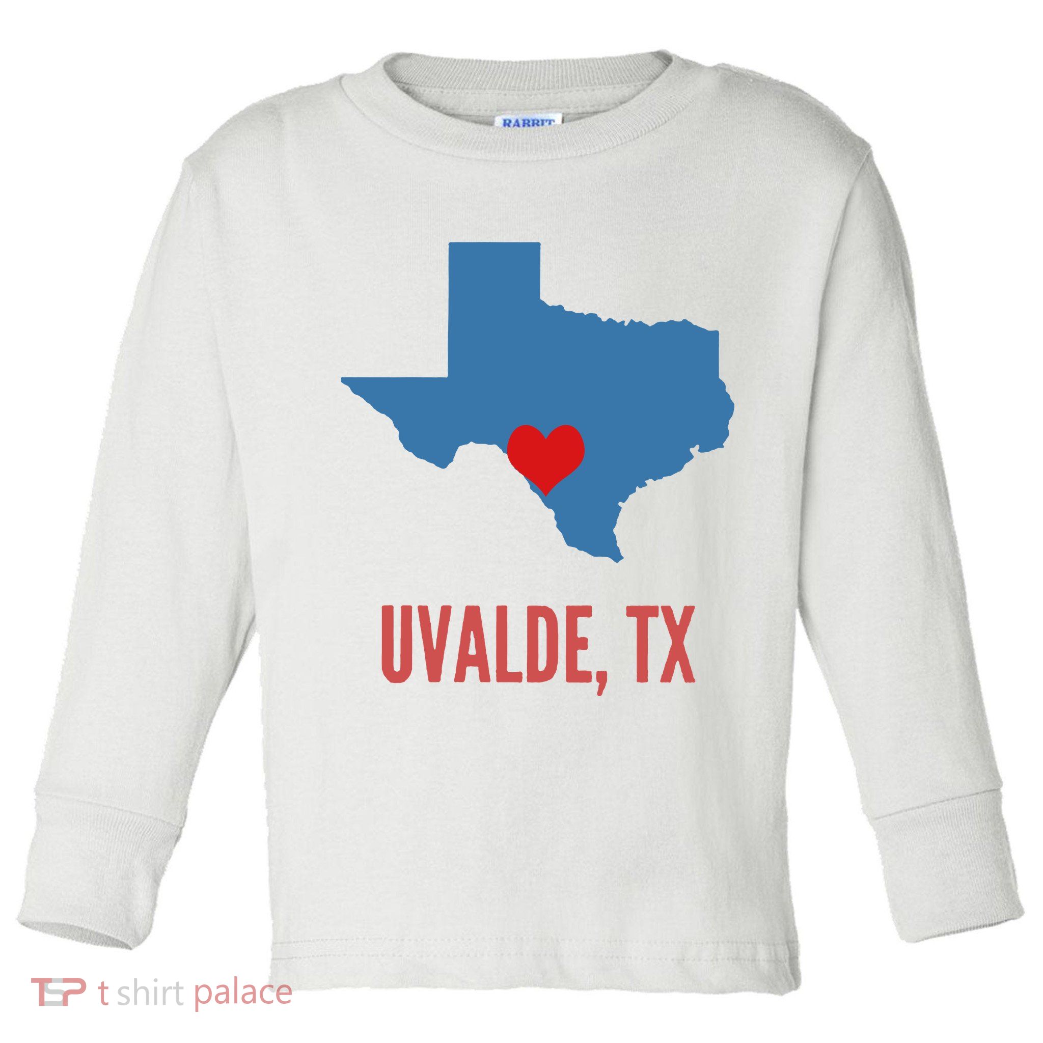 Uvalde Strong Texas Shooting School Toddler Long Sleeve Shirt