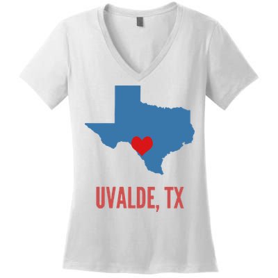 Uvalde Strong Texas Shooting School Women's V-Neck T-Shirt
