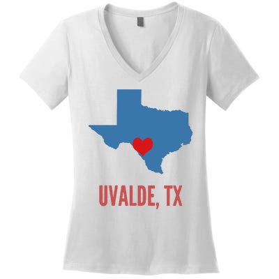 Uvalde Strong Texas Shooting School Women's V-Neck T-Shirt