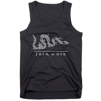 United States Thirteen Colonies Join Or Die Snake Tank Top