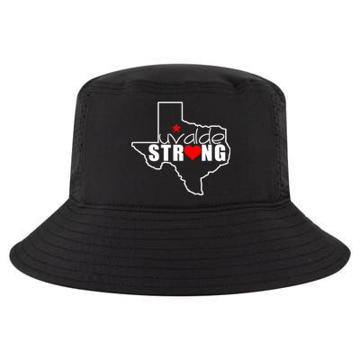 Uvalde Strong Texas Map Heart Cool Comfort Performance Bucket Hat
