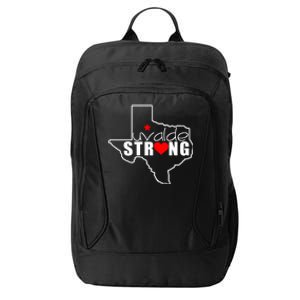 Uvalde Strong Texas Map Heart City Backpack