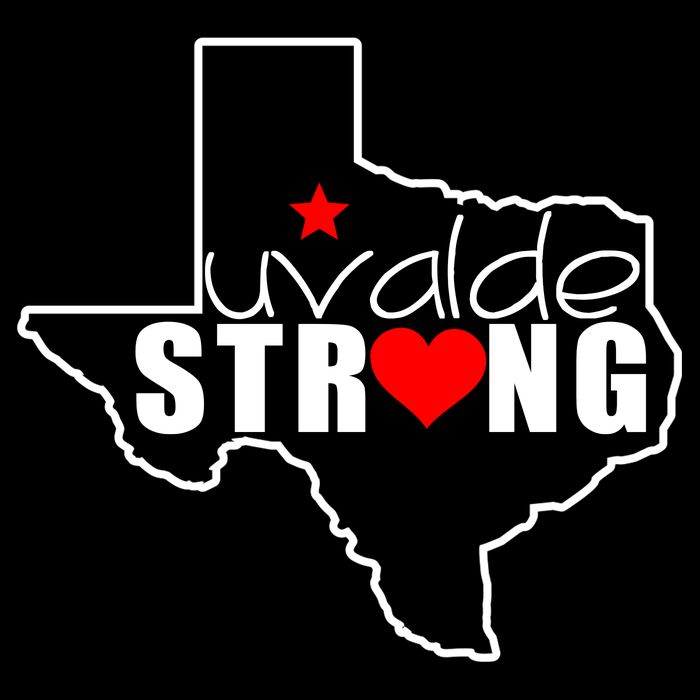 Uvalde Strong Texas Map Heart Backpack